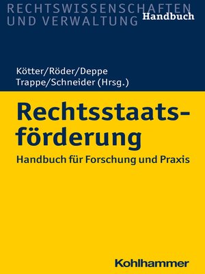 cover image of Rechtsstaatsförderung